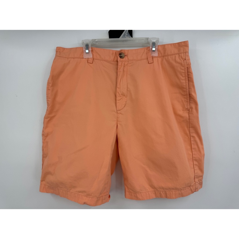 Vineyard‎ Vines Mens Breaker Shorts Orange Coral Cotton Twill Size 33